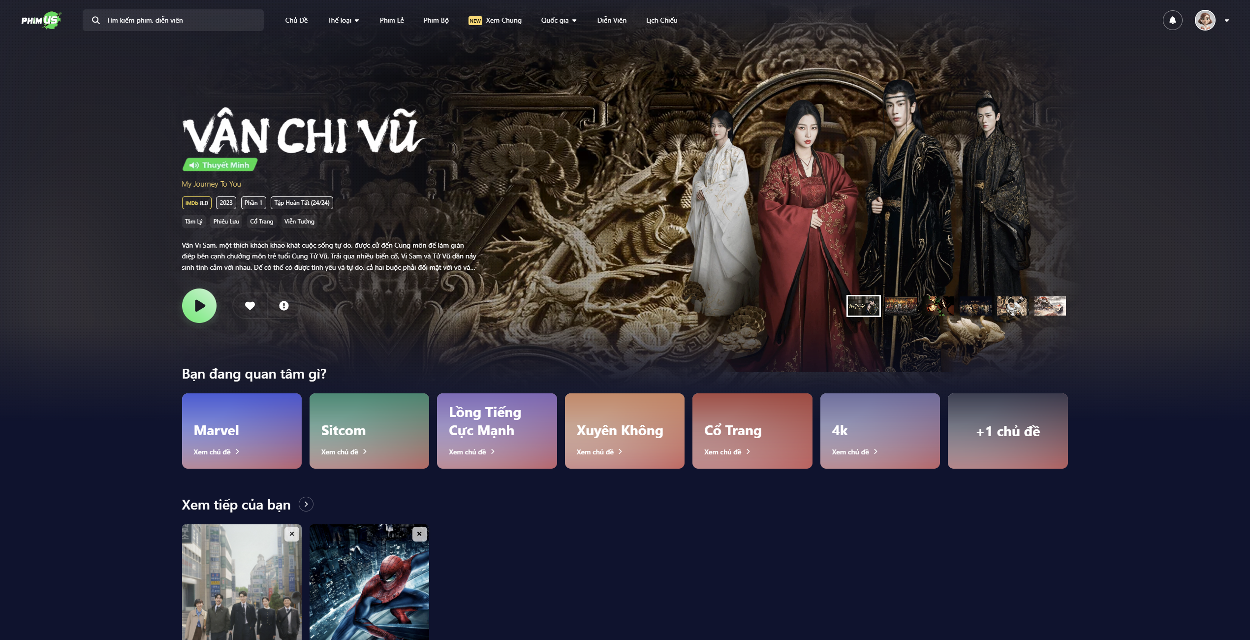 Theme phim rophim tích hợp cào 3 nguồn, đầy đủ chức năng giống 99%